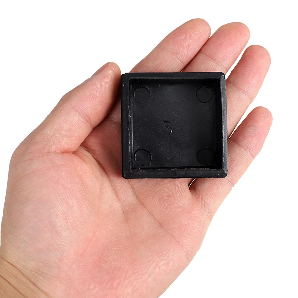 

8Pcs Square Tube End Caps Plastic Plug Anti-Slip Protective Inserts Tubing Post Covers Easy Installation Industrial Tubing Caps