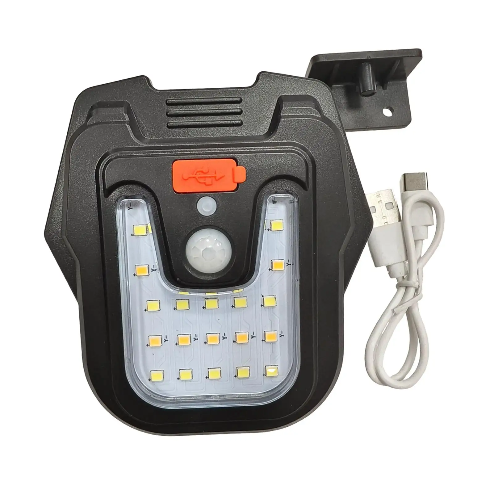 

Солнечный уличный светильник с 3 режимами освещения, автоматическим креплением на зажимах, простой установкой, водонепроницаемый, с датчиком движения, для заднего двора и сада