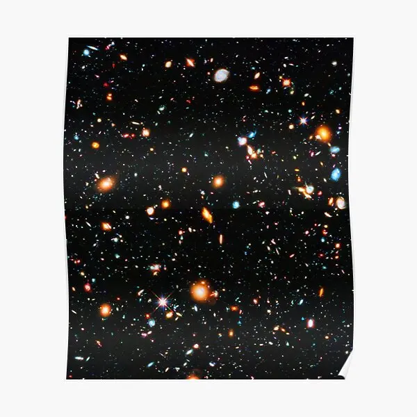 Hubble Extreme Deep Field  Poster Painting Vintage Room Funny Modern Mural Decor Decoration Wall Print Home Picture Art No Frame