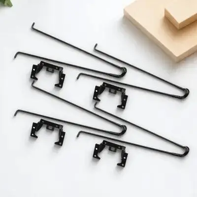 

4Pcs 250mm Foldable Table Legs Metal Hairpin Legs Durable Stable for Rustic Modern Industrial Styles Rv Table Leg