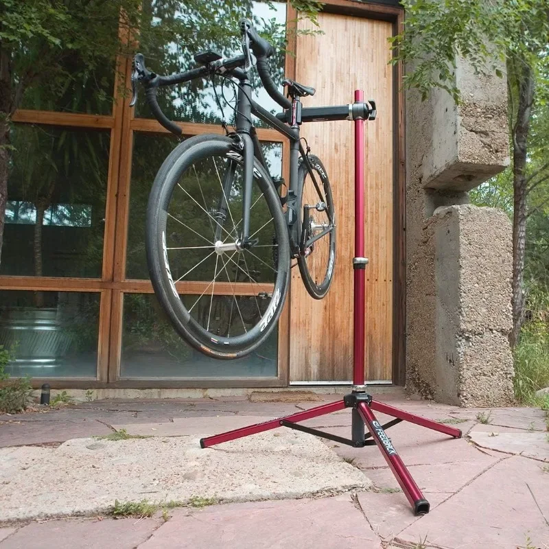 Soporte ultraligero para reparación de bicicletas, color rojo, deportes de retroalimentación