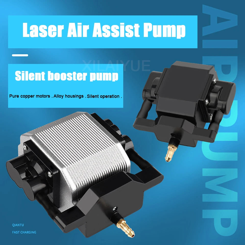 Imagem -05 - Bomba de Assistência a ar a Laser para Laser Compressor de ar para Laser Velocidade Ajustável Baixo Ruído Baixa Vibração Saída Estável 220v 40w 80l Min 0.03mpa