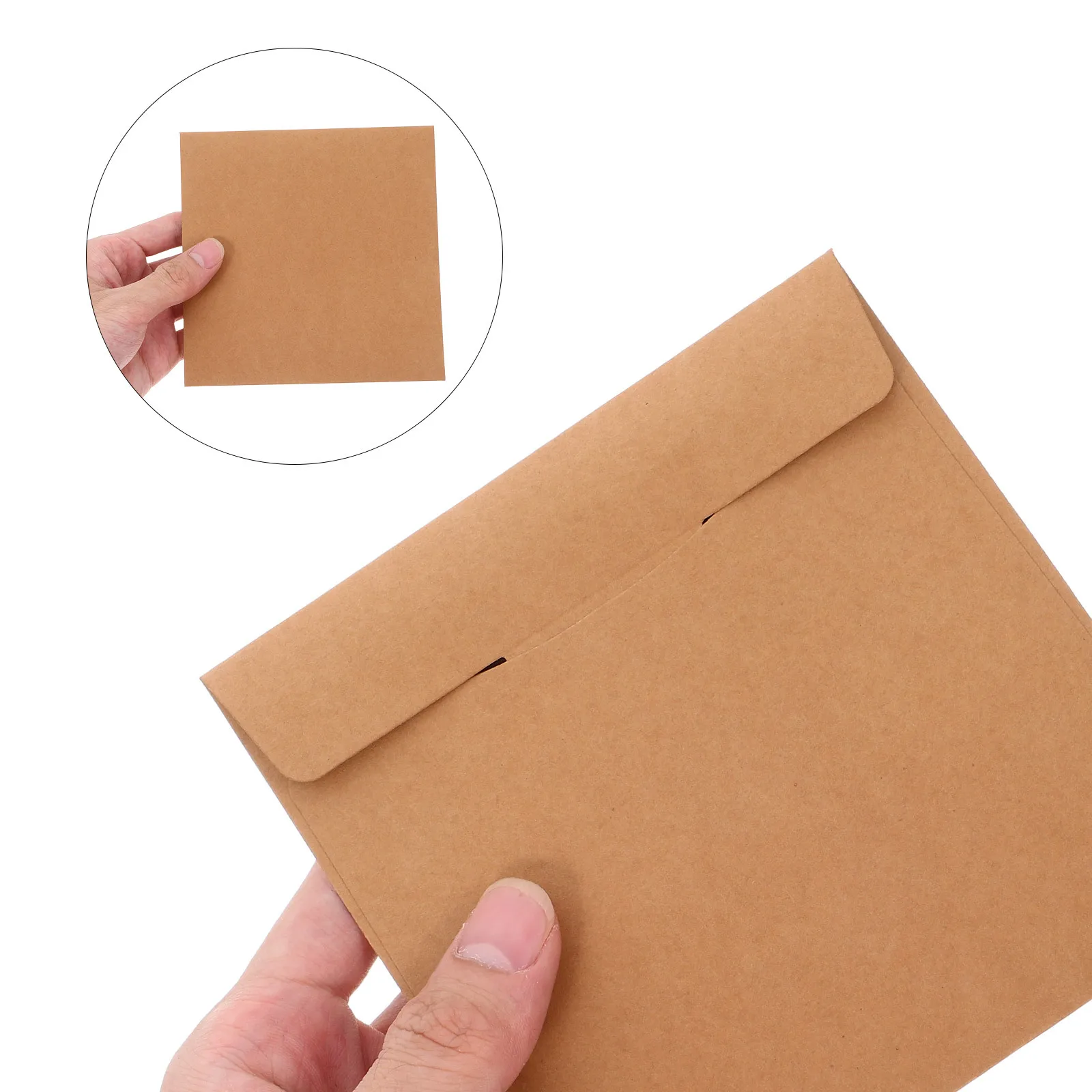 

50Pcs Stylish Practical Cd Paper Sleeves Wedding DIY Decorate Gift Packaging Organizer Binder Paper Cd Dvd Sleeves