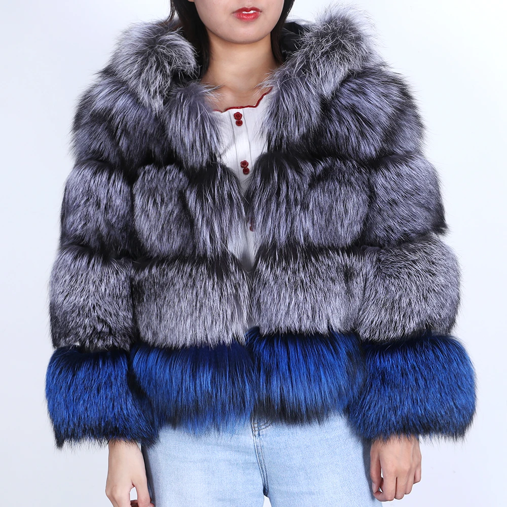 maomaokong2020 natural real fox fur coat ladies winter natural fur jacket jacket fashion coat real fox fur coat fox fur hat