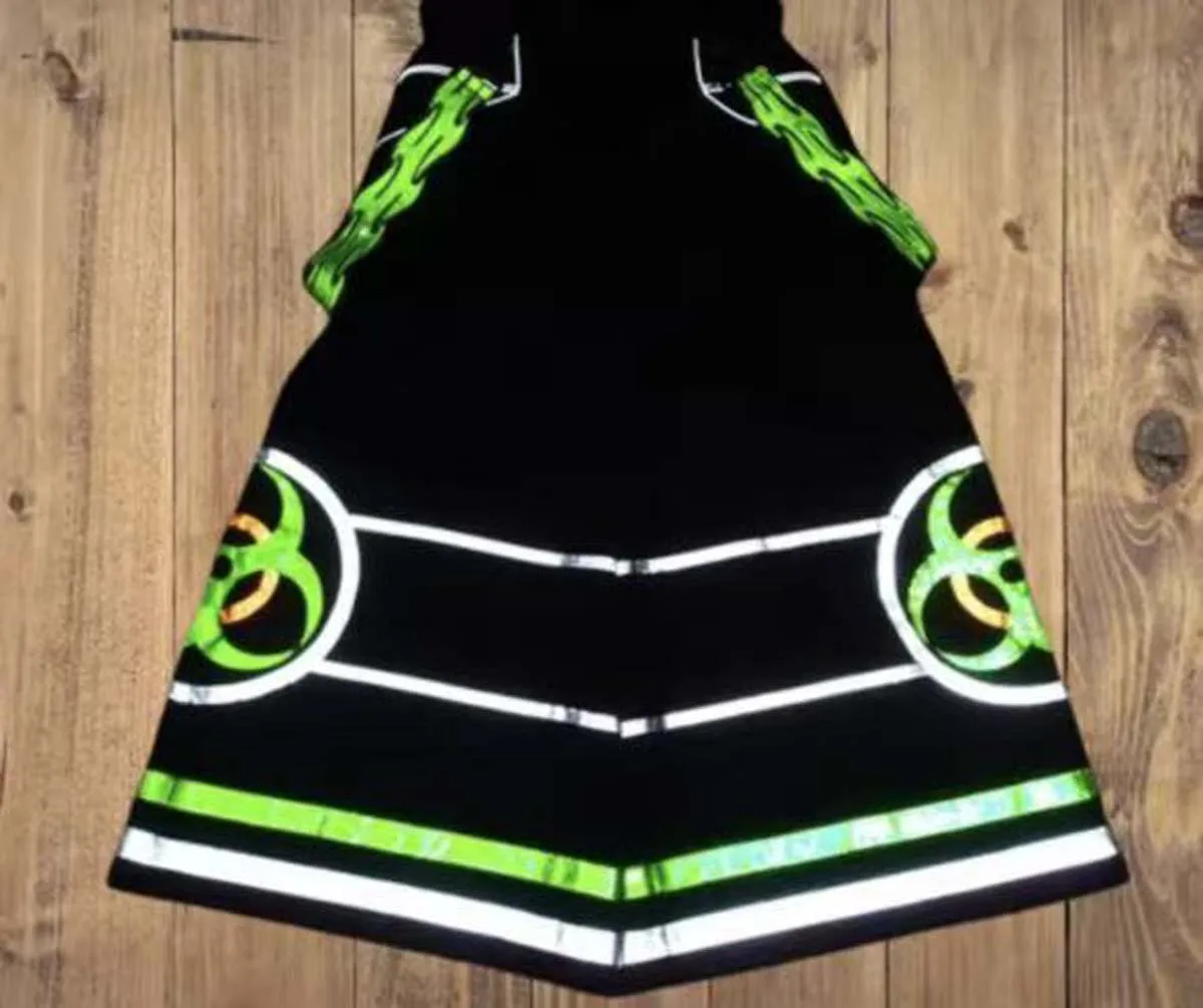 

RAVE GEAR Shuffle Pants Ghost Step Street Cool Night Vision Phat Pants Luminous Bell-bottoms Reflective Dancing heatwave k019