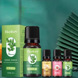 6pcs Natural Plant Aromatherapy Essential Oil Rose Mugwort Flavoring Essential Oil Moisturizing Body Release Pressure Purify Air