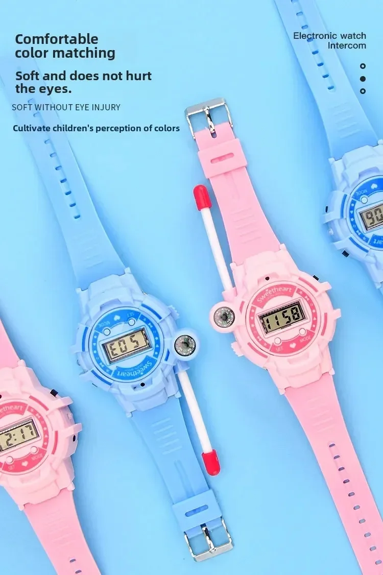 Paire de montres walperforées pour enfants, jouet talkie, extérieur, intérieur, sans fil, appel à distance, 200m, interaction parent-enfant, cadeaux électroniques