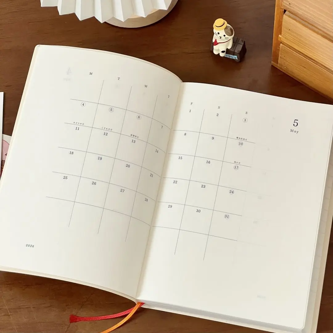 Рисунок 3 - 2026 японский простой блокнот-планировщик