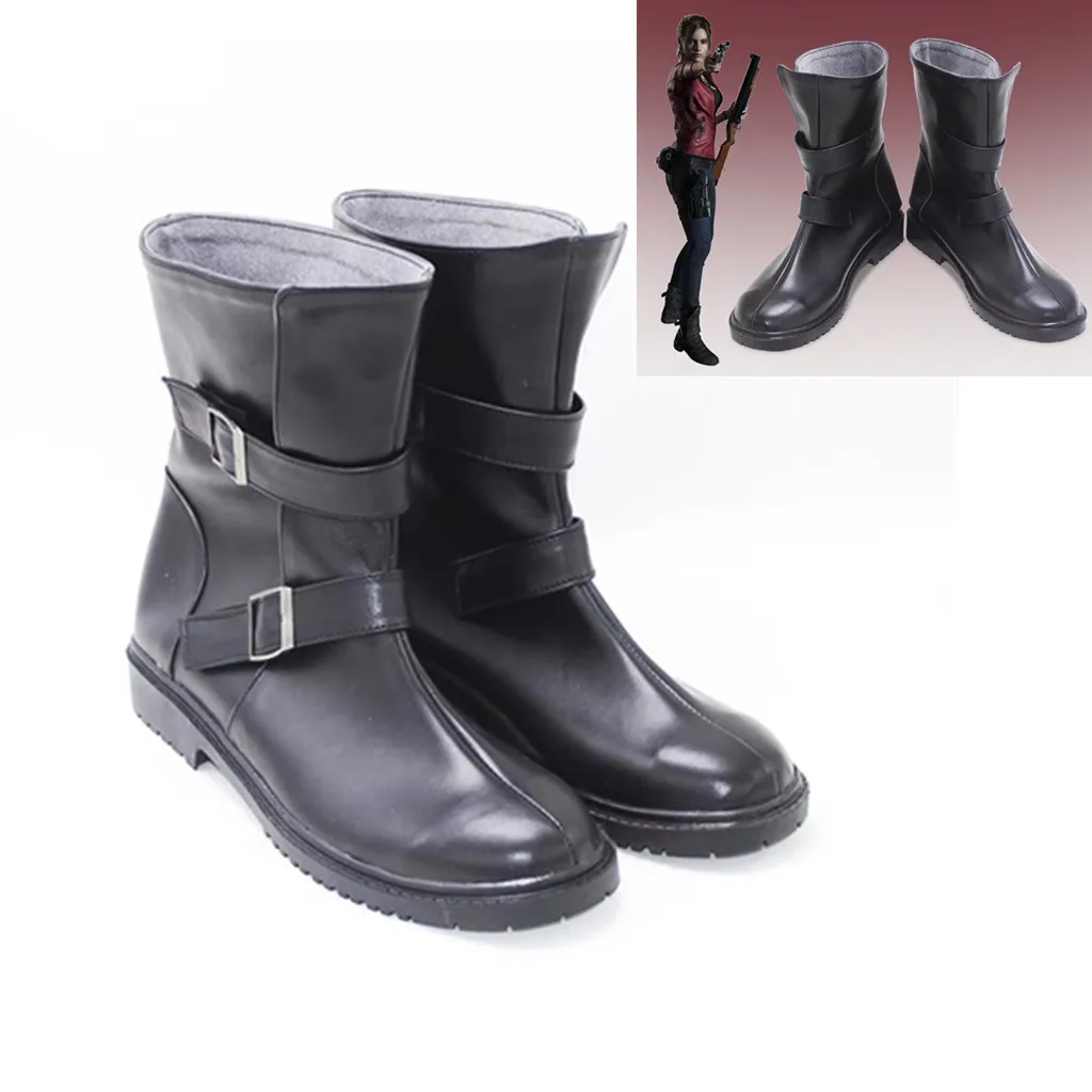 

Movie Secret Service Evil ‌Claire Redfield‌ Cosplay Shoes Boots Halloween Christmas Women Men Cosplay Boots
