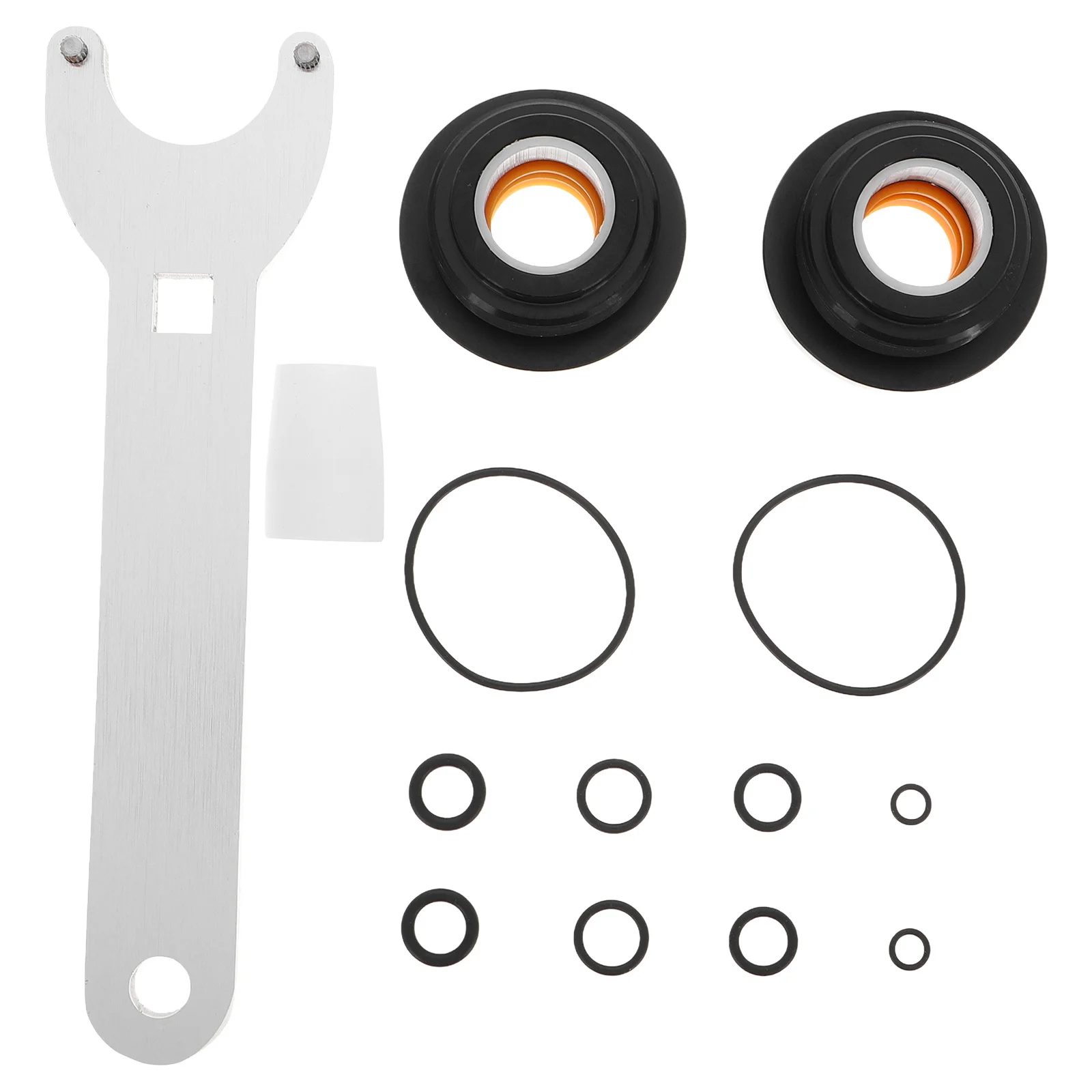 1 Set Hydraulic Cylinder Seal Kit For Boat Steering Systems Metal Wear-Resistant Front Mount Repair Bleed Tool Kit