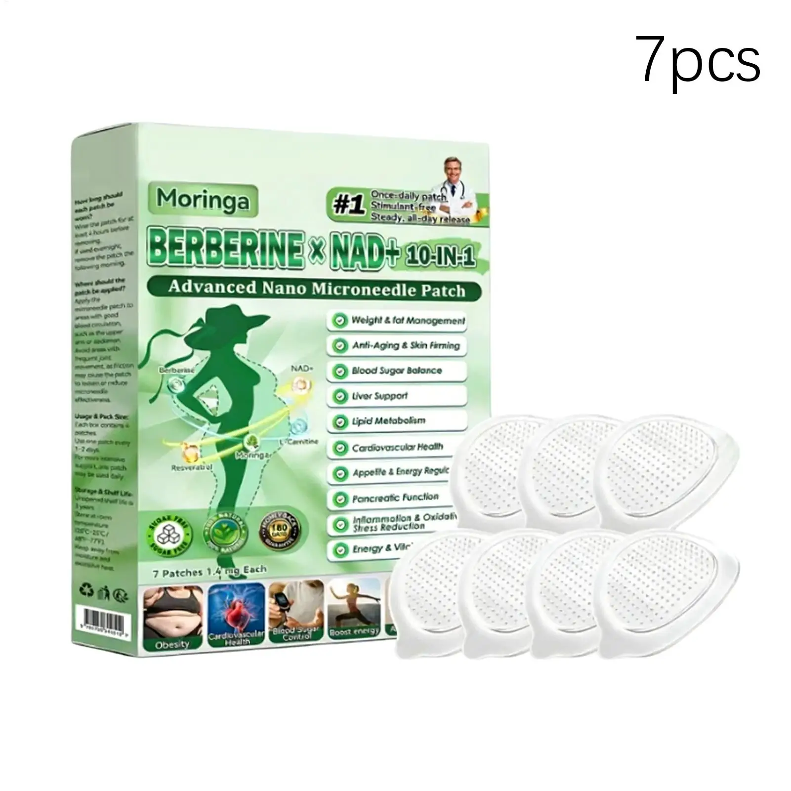 Natural Body Slimming Patch Nano Microneedle Patch Body Shaping Supplies For Women Girls Ladies Mothers Wives Brides Busy