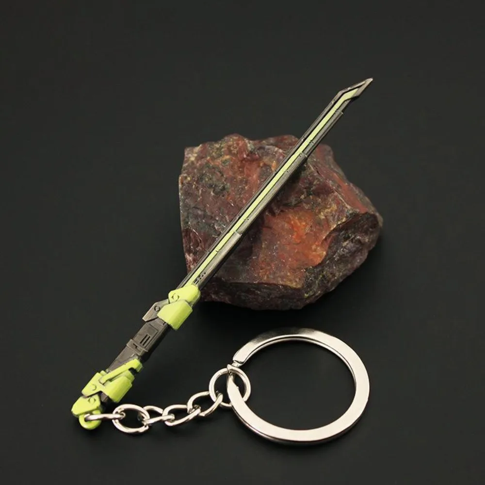 9 سنتيمتر VALORANT RGX 11Z PRO لعبة 4 ألوان الطرفية المعادن نموذج الأسلحة والدعائم قلادة الزخرفية المفاتيح هدايا عيد اللعب