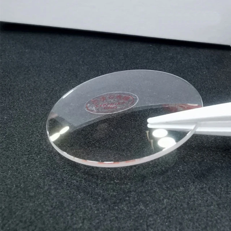 Double Dome 1mm thick flat watch lens Sapphire Glass replacement diameter 20mm-40mm circular transparent watch lens glass