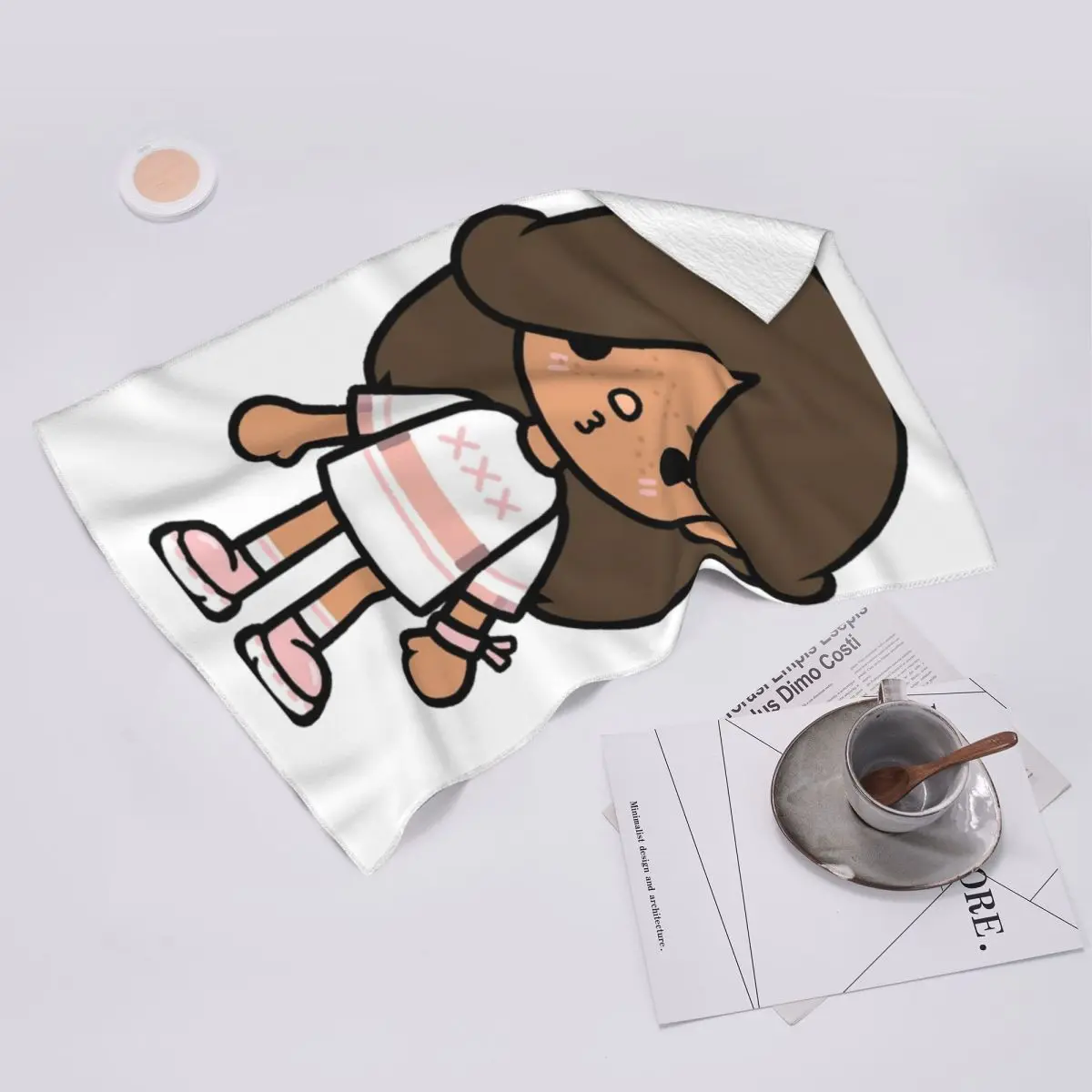 Custom Toca Life Box - Toca Boca Cute Soft Face Towel Quick Dry Pool Bath Cotton Towels Absorbent