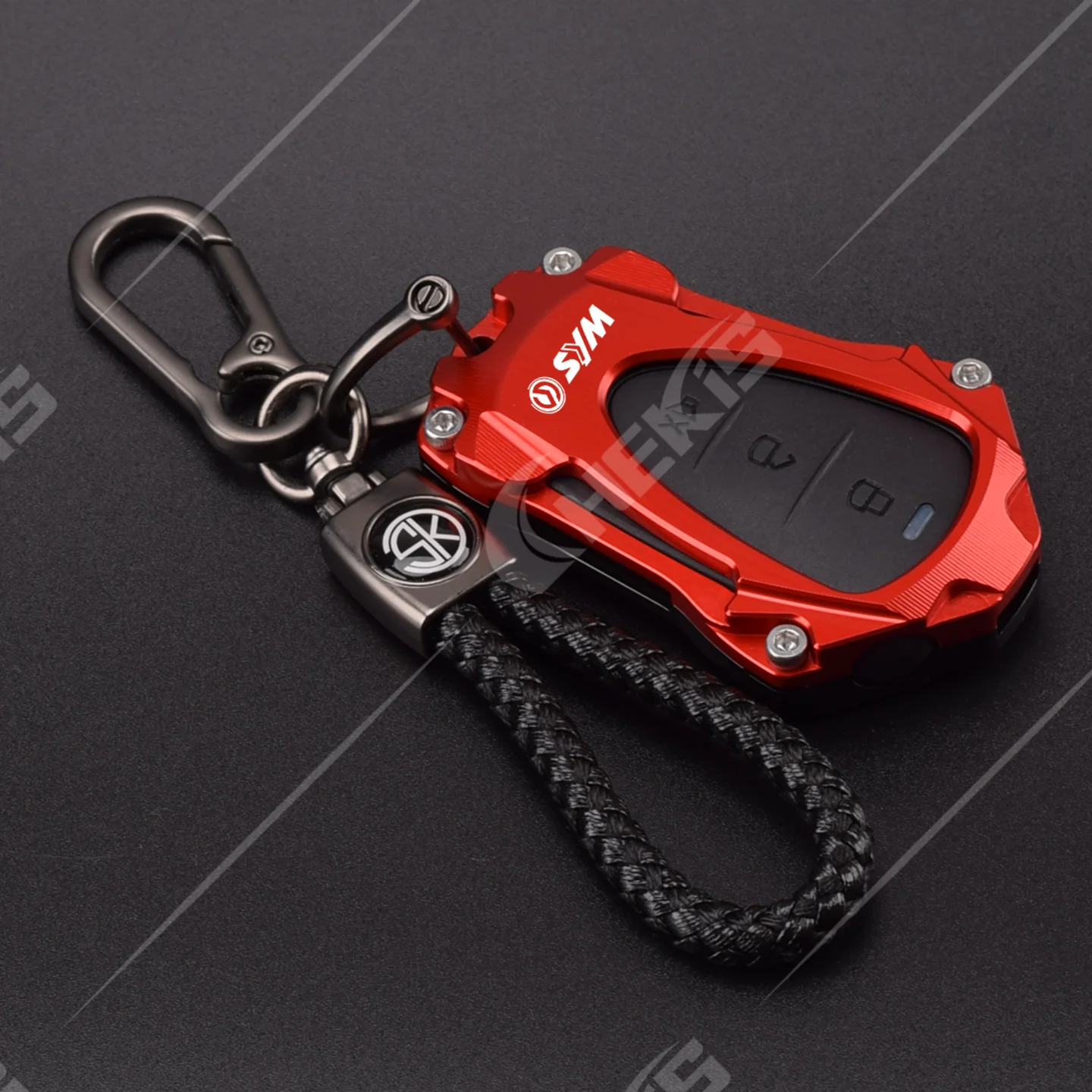 Chekis Is Suitable for Sym Husky Adv150 Adv300 Adx125 Adx300 Motorcycle Modification Accessories Remote Control Protective Shell Remote Key Anti-Fall Cover Protective Cover