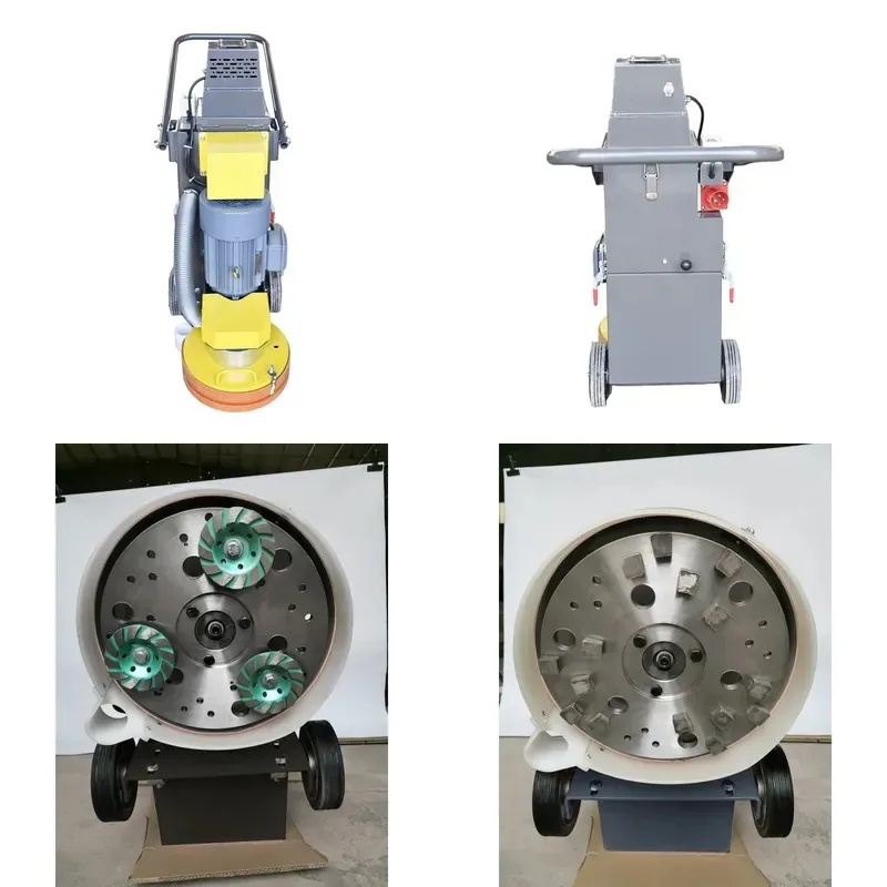 High Efficiency Motor Hand Push Concrete Floor Polisher Cement Crusher Sander for Polishing