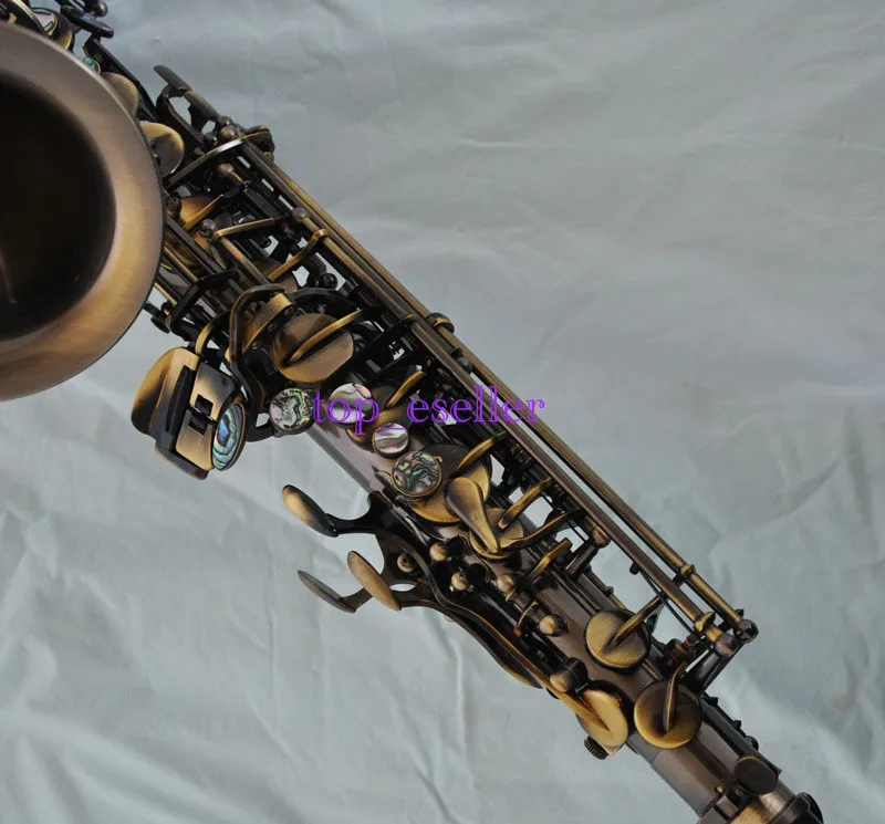 

Модель 991, античная бронза, Eb, альт-саксофон, морское ушко, ключ High F # саксофон новый 2025л.