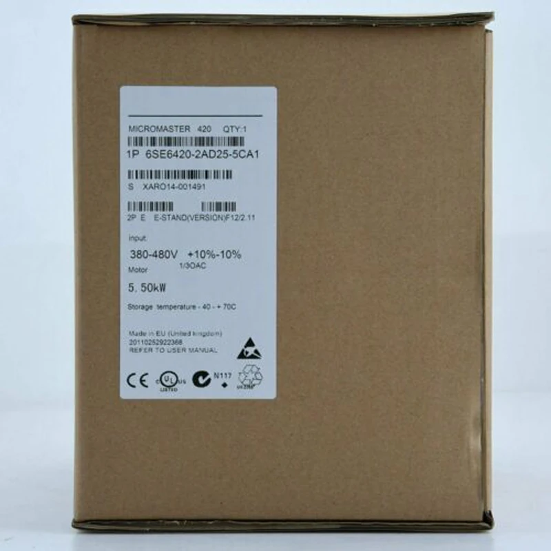 

1PC Original 6SE6420-2AD25-5CA1 Inverter New