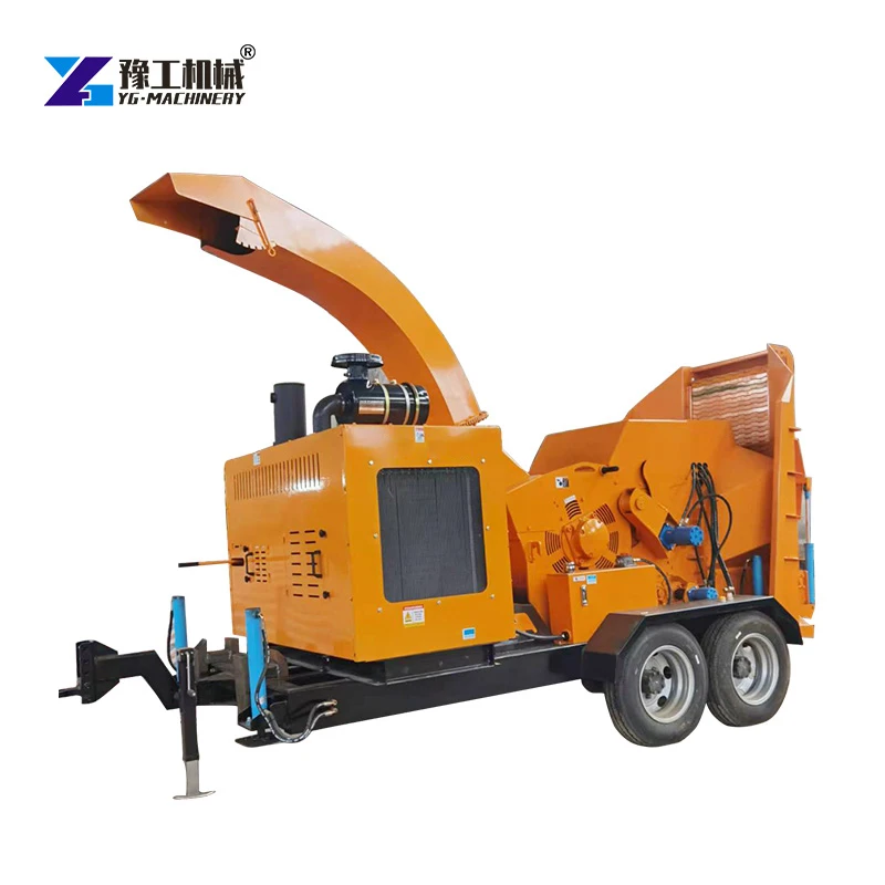 Wood Crusher Pulverizer Hammer Mill Machine Wood Grinder Chipper Shredder Sawdust Powder