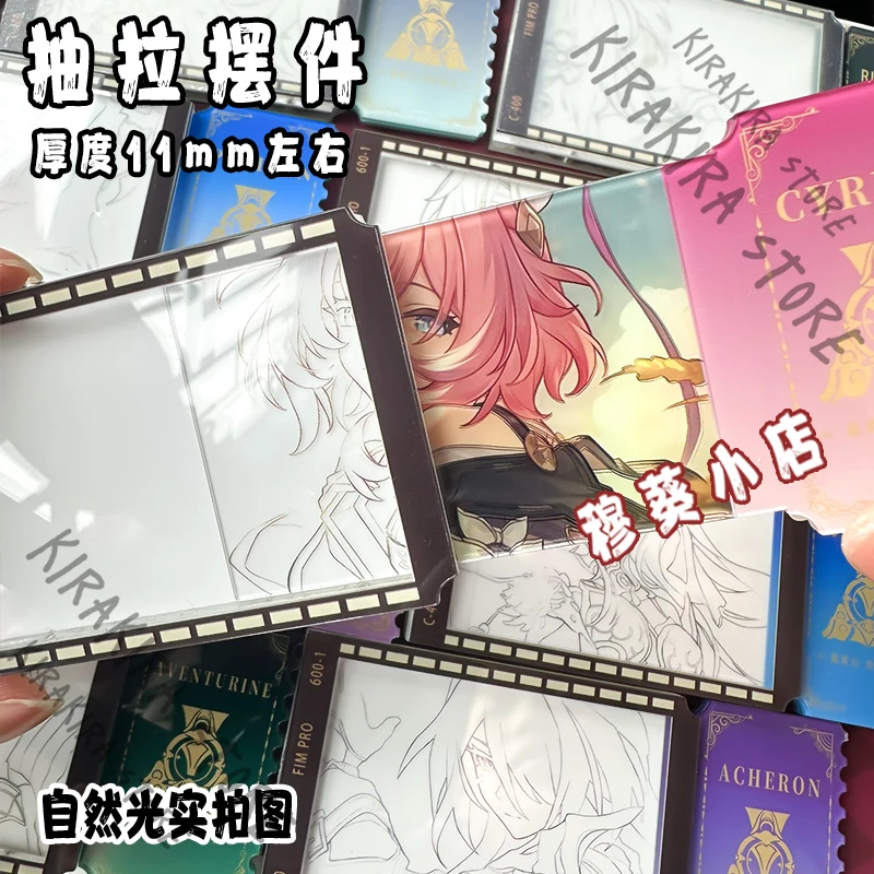 

Anaxa Cyrene Honkai: Star Rail Cosplay Draw Ticket Stubs Bookmark Pendant Castorice Phainon Jing Yuan Anime Gift Accessories