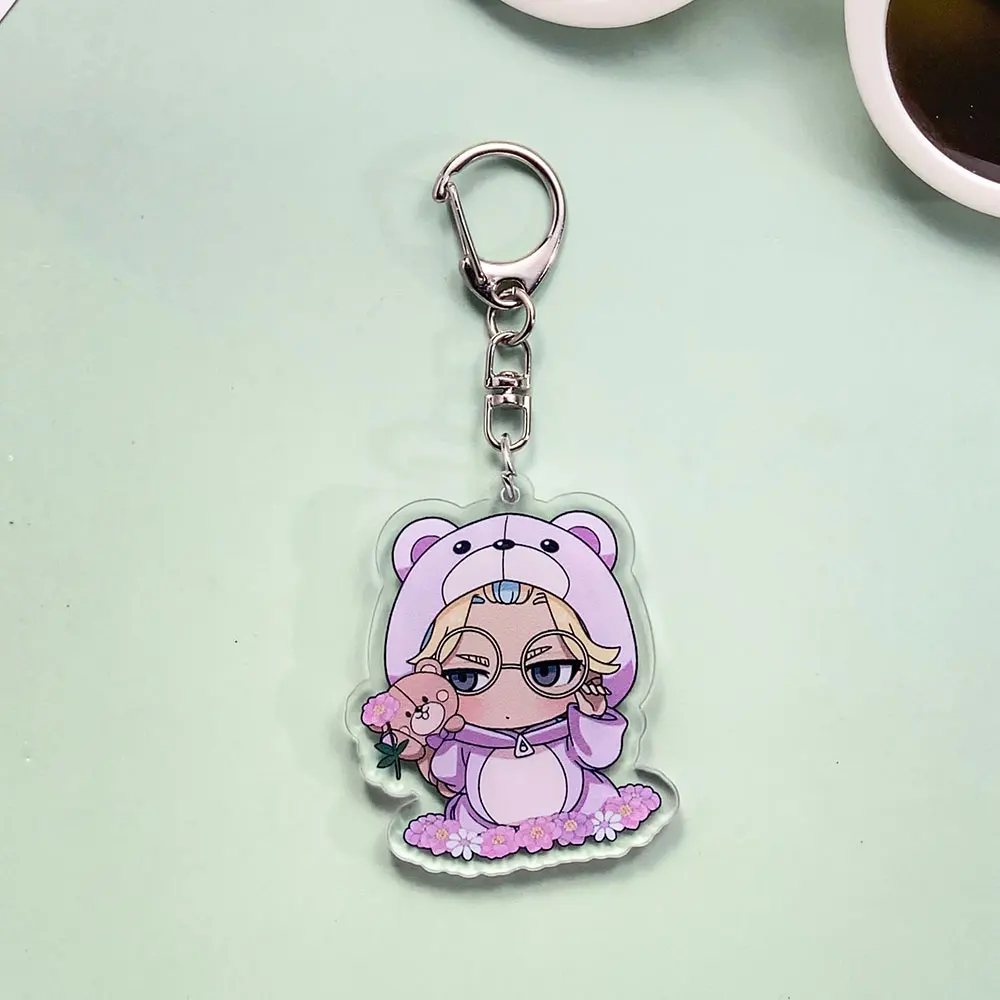 أنيمي طوكيو المنتقمون سلسلة مفاتيح مصنوعة من الأكريليك اكسسوارات الكلاسيكية حقيبة أنيقة على ظهره قلادة خاتم مفتاح شعبي هدايا للأصدقاء #2