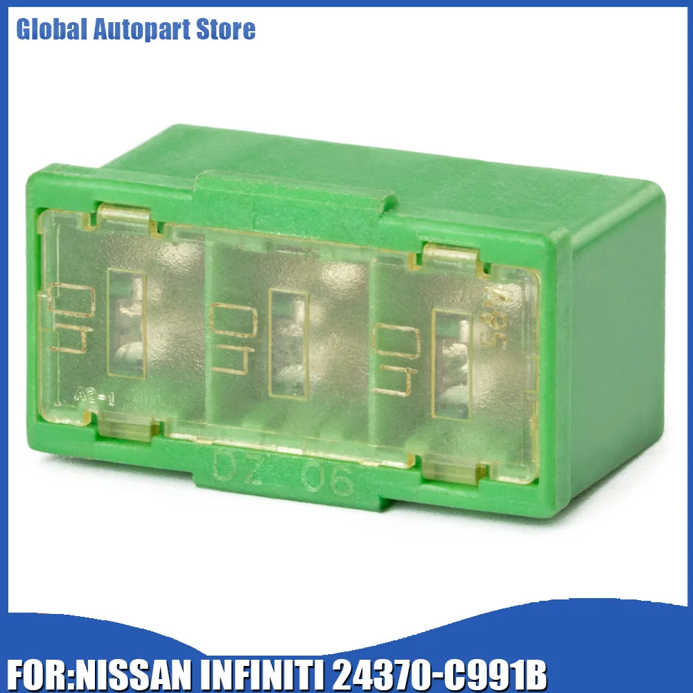 

Fusible Link 24370-C991B Nissan 2011-2017 Infiniti 40A 40A 40A Fuse Assembly Quest Block Amp Fusible 40/40/40 for
