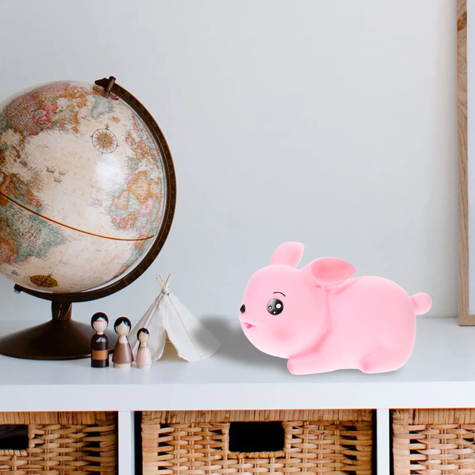 

Cute Bunny Coin Bank Vinyl Rabbit Money Holder for Girls Boys Children Money Saving Piggy Bank Bunny Piggy Banks