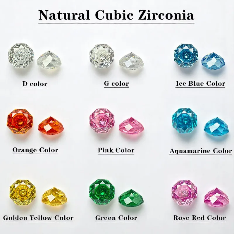 

Wholesale natural Cubic Zirconia Special Rose Cut Combination link Charm Beads for Jewelry Making Extremely Shiny No Certificat