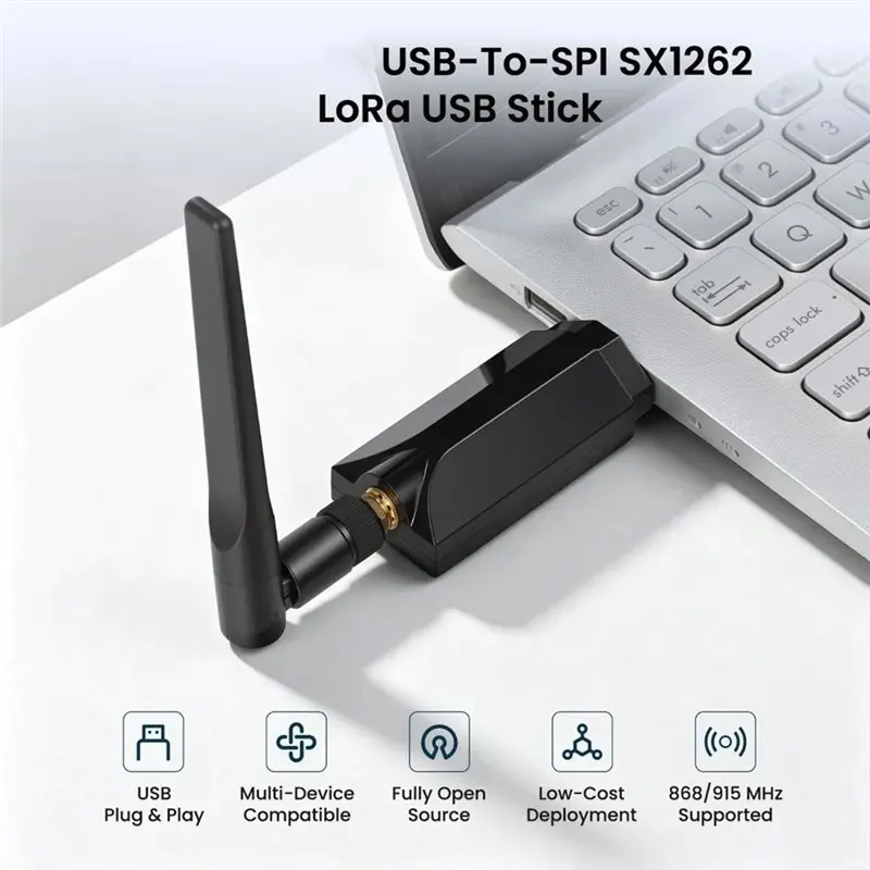 [HOT!】 Meshstick USB-To-SPI SX1262 TCXO Lora USB Stick USB2.0 CH341 Plug-And-Play Meshtastic/Lora Mesh Node