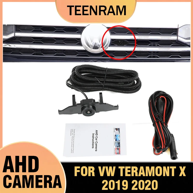 

For VW Teramont X 2019 2020 AHD Front View OEM Camera HD Night Vision Fisheye 150° Parking Monitoring System Camera