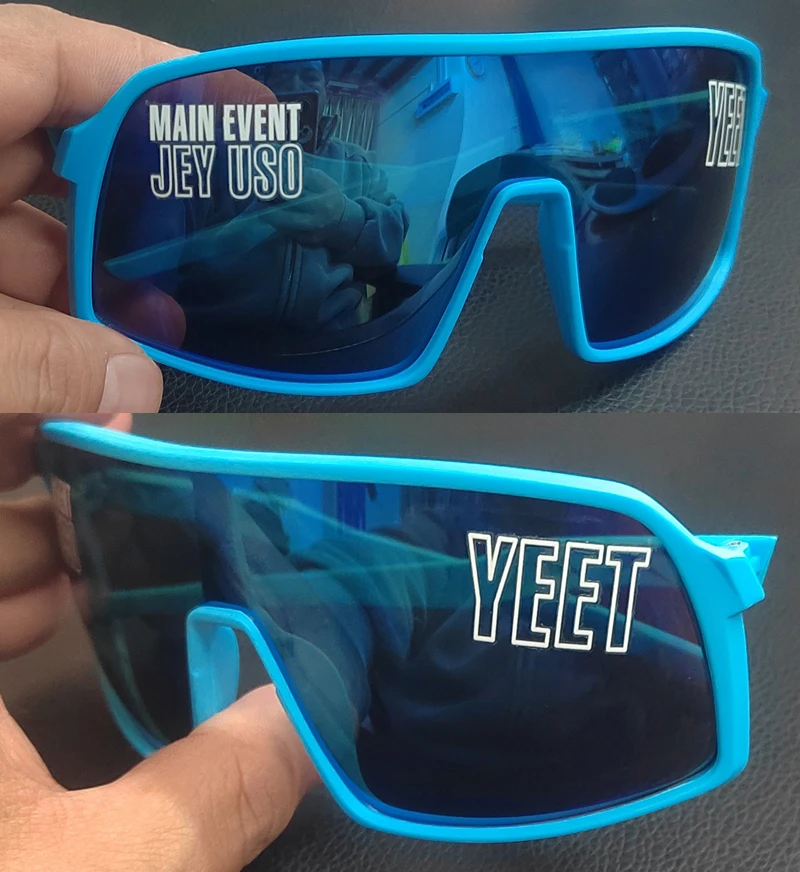 Jey Uso YEET Sport-Sonnenbrille für Erwachsene, Bloodline Wrestling, Fan-Ausrüstung, seltene Farben, sportliche Sonnenbrille für Männer und Frauen – Detail 19