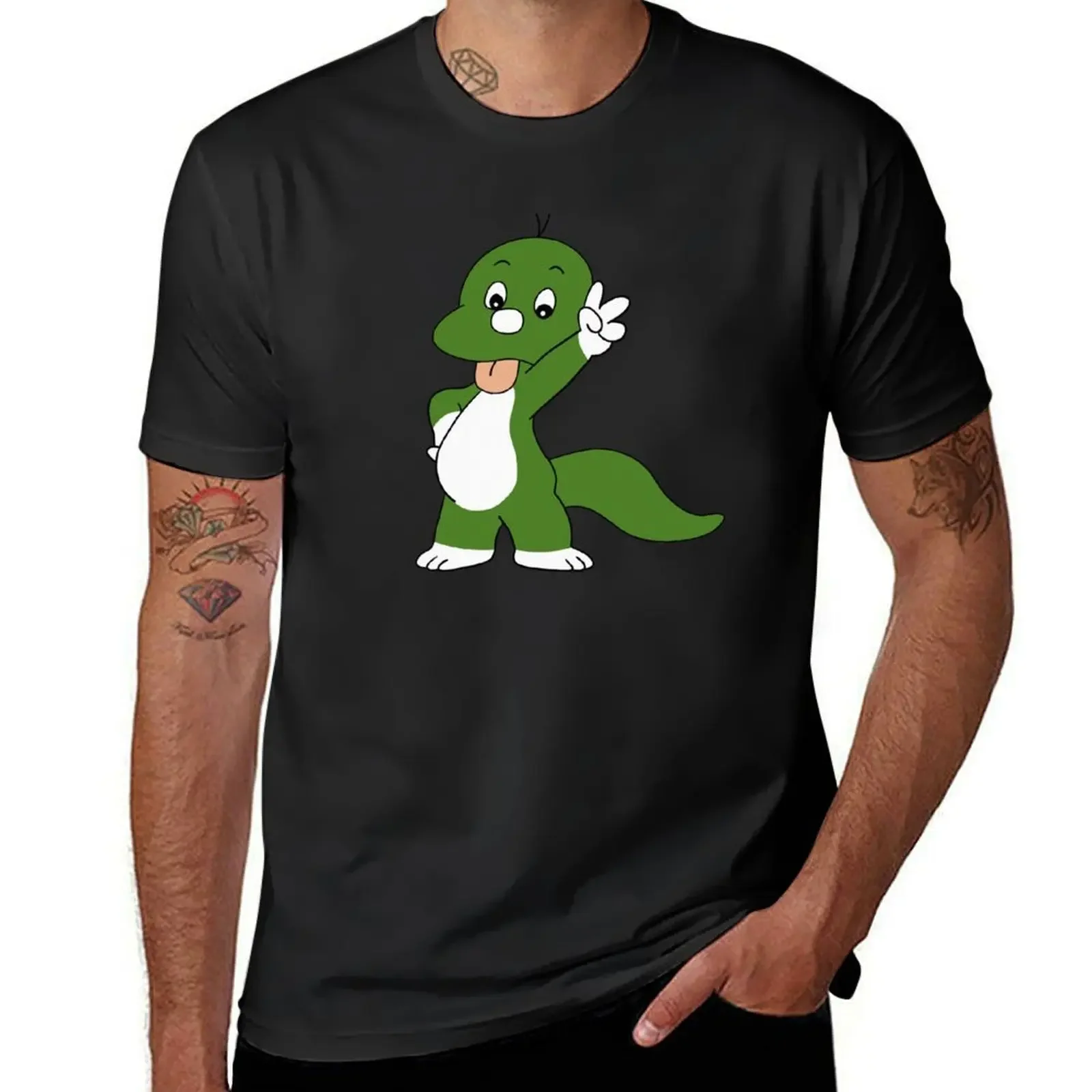 Dooly the Little Dinosaur T-Shirt man clothes blanks street wear plain clothes for men