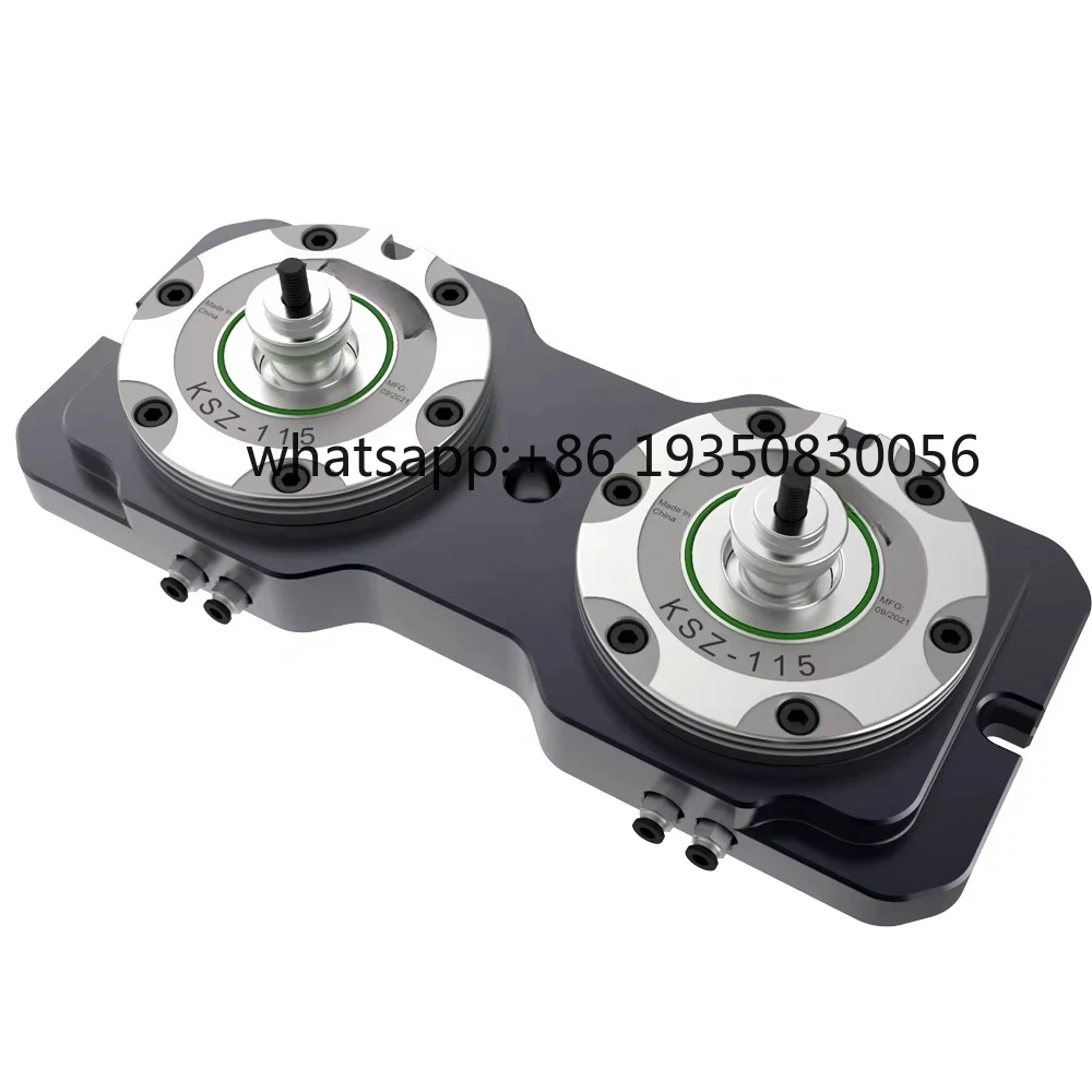 2026-KSZ115-T2 Promotional CNC  zero Point Quick Change Pallet System 2 Way Clamping Stations Modules for Heavy  Machining