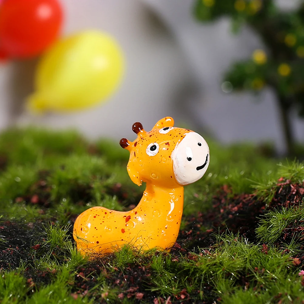 

20 Pcs Statue Resin Miniature Animal Lovely Mini Figure Decor Desktop Figure Cartoon Lawn Scene Tabletop Garden Supply