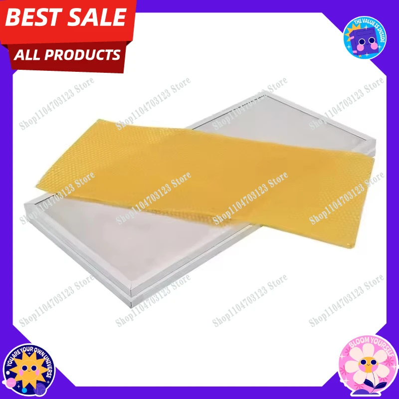 Factory direct beekeeping equipment with high quality 41.5 * 19.5 cm beeswax basic embossing machine manual honeycomb press