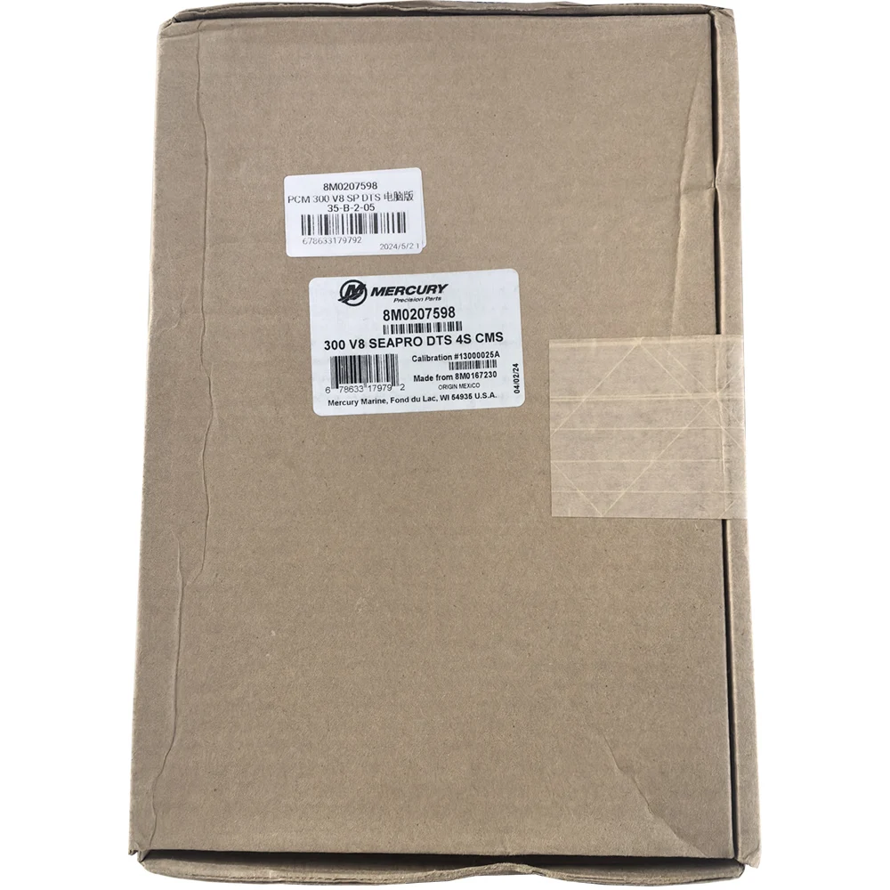 

OEM New 8M0207598 Control Module ECU PCM for Mercury Verado V8 300HP Seapro DTS 4S CMS 8M0142905
