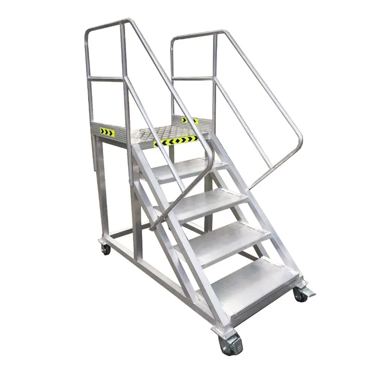 

Climbing platform ladder Aluminum alloy step ladder Removable industrial climbing ladder