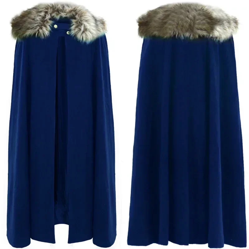 

Men's Retro Solid Color Tweed Coat Steampunk Halloween Cape Vintage Inspired Outerwear for Men