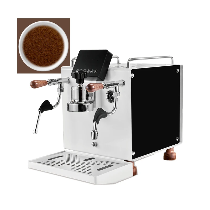 

Commercial 9Bar Vibration Pump Automatic Coffee Machine Single-head Dual Boiler Coffee Make Electric Espresso Maker
