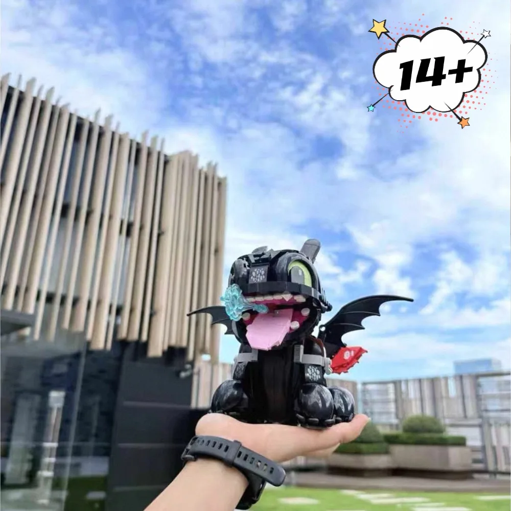 784 قطعة التنين الأسود الجديد تجميعها اللبنات الحلي البلاستيكية 10375 التعليمية هدية الكريسماس للأصدقاء البالغين