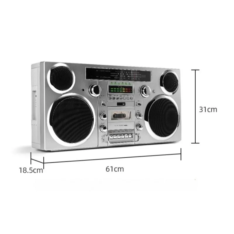 CD Player Radio Bluetooth Speaker Karaoke All in One HiFi Stereo System
