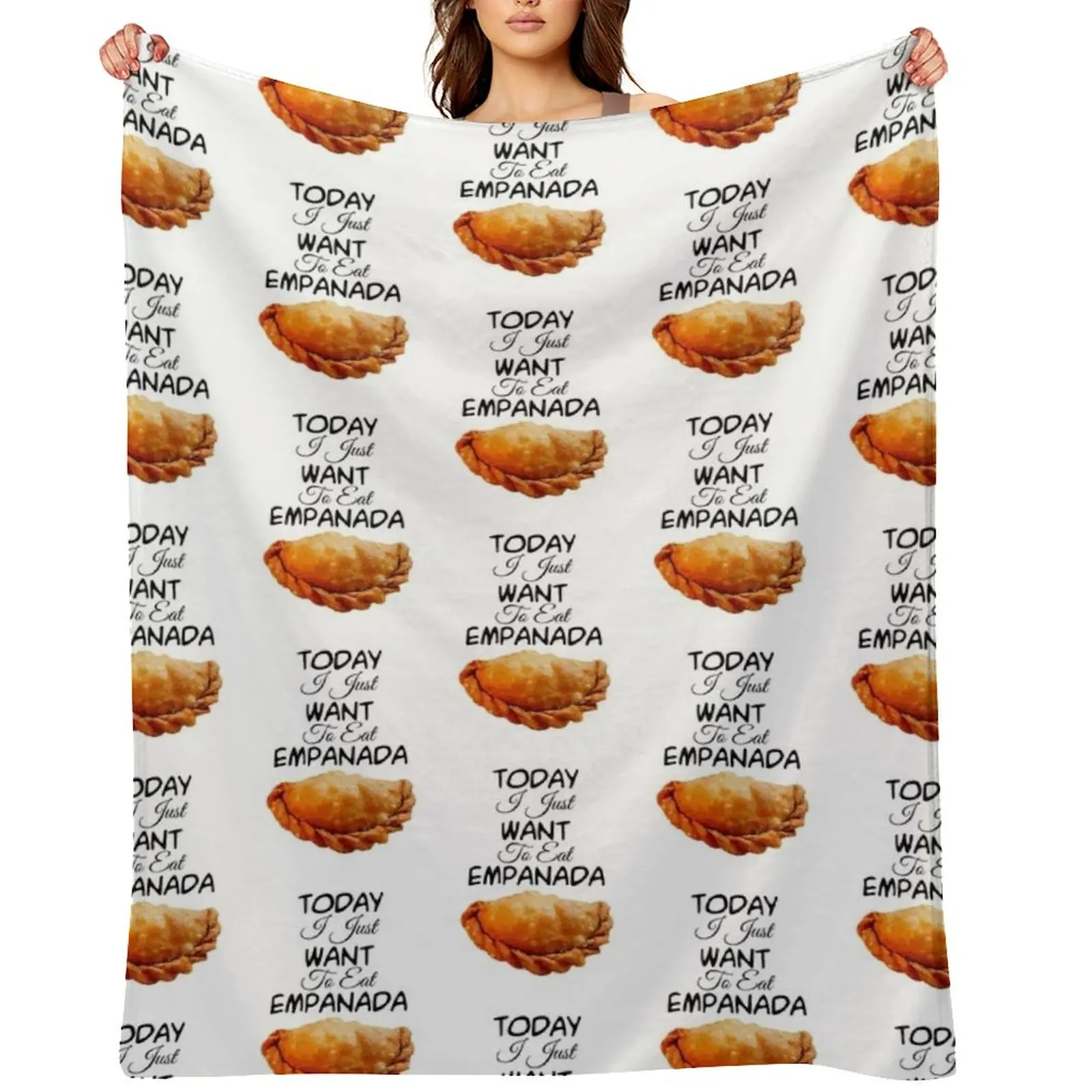 

I Just Want to Eat Empanada Throw Blanket Summer Warm decorative for babies Blankets
