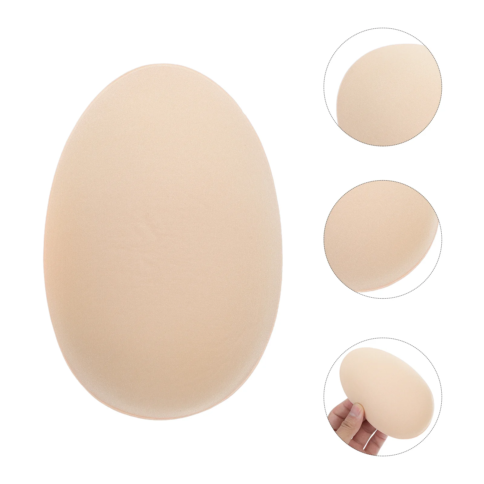 Almohadillas para músculos del pecho portátiles reemplazables, inserciones profesionales de realce para hombres, almohadillas adhesivas de silicona para acampar y hacer senderismo, 1 par