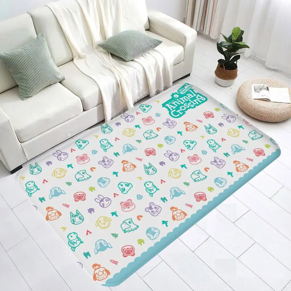 Life Game A-Animal C-Crossing New H-Horizons Entrance Door Mat Washable Non-Slip Living Room Sofa Chairs Area Mat