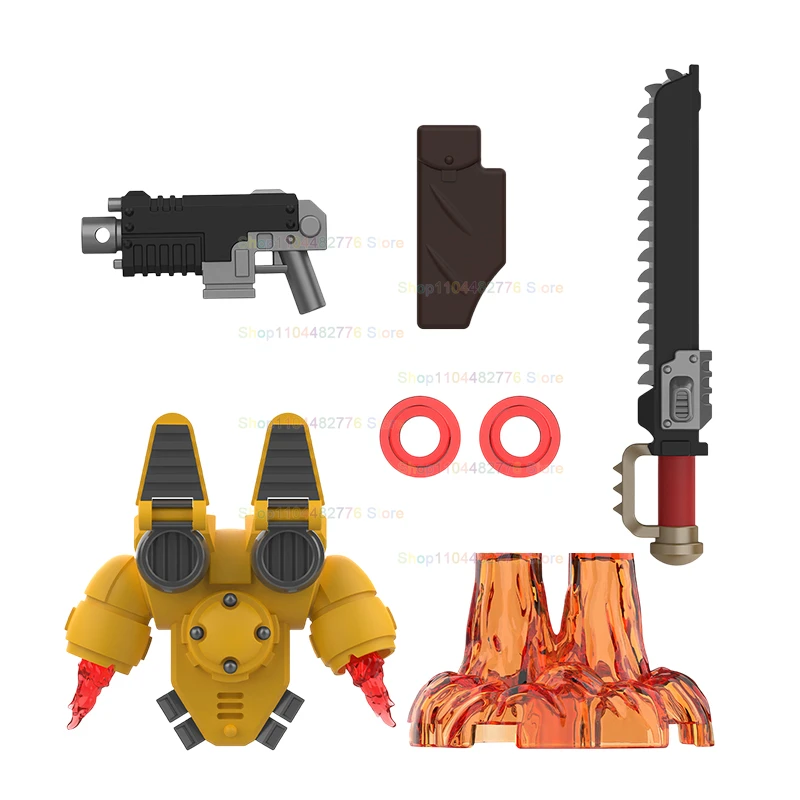 Blocs de construction de Collection, figurines d'action, accessoires de soldats, briques pour enfants, jouets, cadeaux de noël, DY713 DY714 DY715