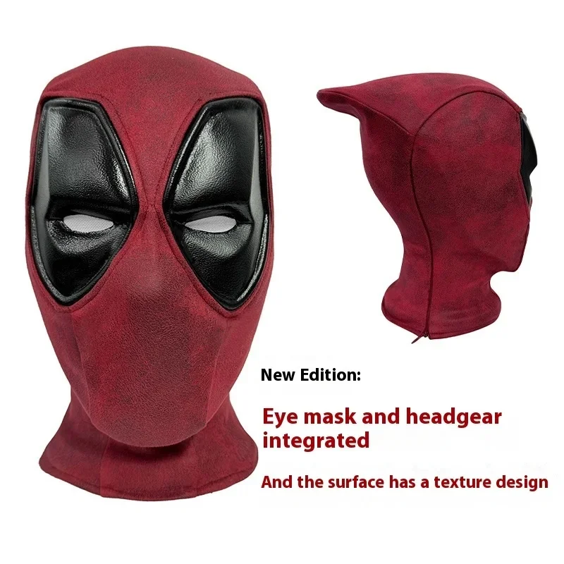 Properti kostum Cosplay film Deadpool replika 1:1 dapat dipakai untuk Cosplay topeng Superhero Halloween komik Con pesta hadiah dewasa