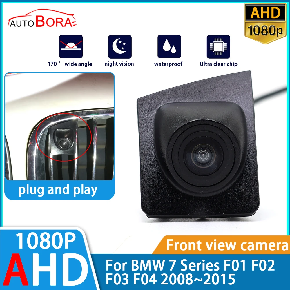 

ZhuCamX AHD 1080P Ultra Clear Night Vision LOGO Parking Front View Camera For BMW 7 Series F01 F02 F03 F04 2008~2015