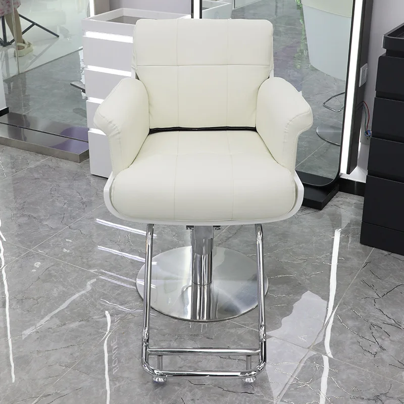 

Дизайн парикмахерского кресла с высокой умирающей по периметру, роскошное вспомогательное элегантное парикмахерское кресло, регулируемая модная мебель для салона Silla XYBC