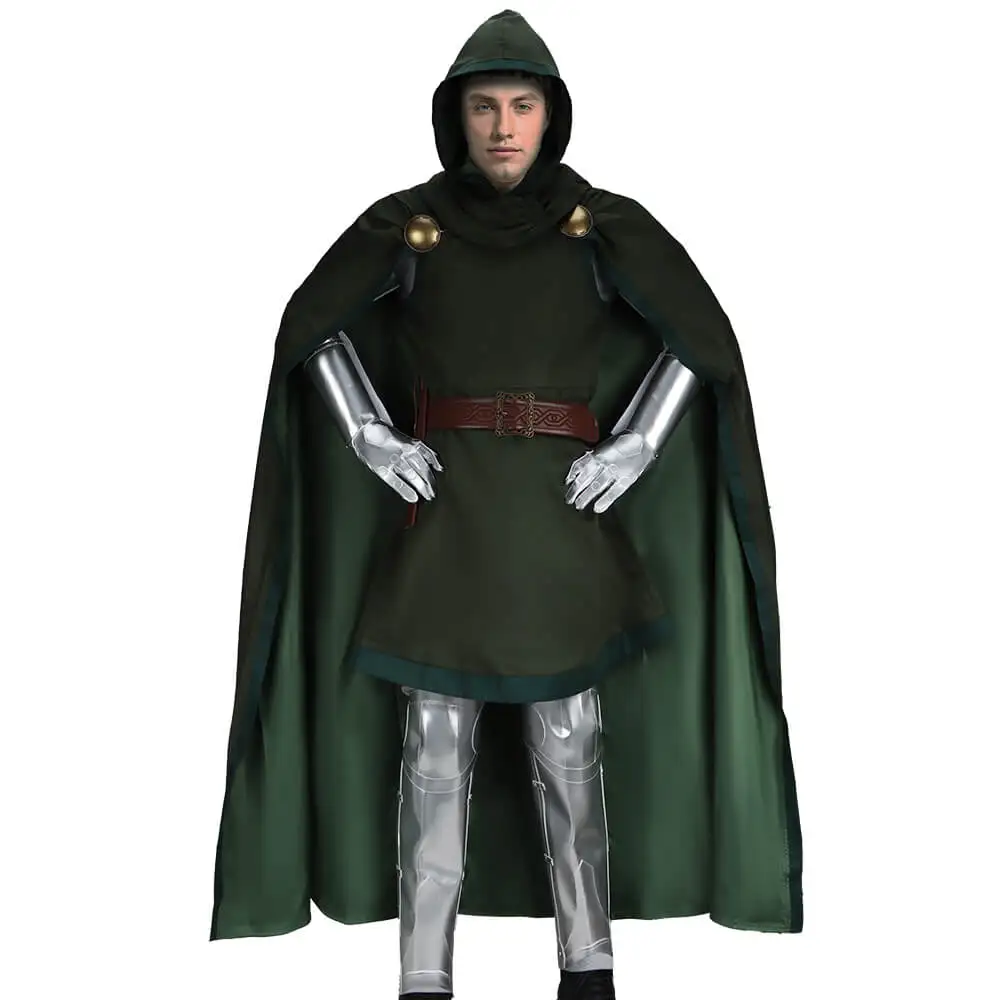 Movie Doom Cosplay Costume Doctor Victor von Doom Comic-Con Halloween Theme Party Outfits Carnival Classic Suit Takerlama