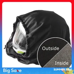 Motorcycle Helmet Bag Single Rope Plush Draw Pocket for Scooter Moped Bike Full Half Helmet Lid Protect Bag